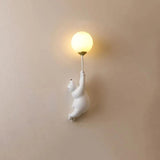 Bear Resin Children's Bedroom Wall Lights - Clowas