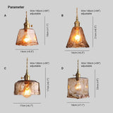 Bell Shape Glass Industrial Pendant Light - Clowas