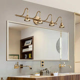 American Style Brass Bathroom Wall Bar Lights