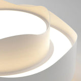 Dual-Layer Wave Design White Dining Room Pendant Light - Clowas