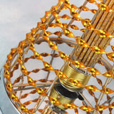 Golden Metal Vase Shape Living Room Floor Lamp - Clowas