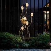 Elegant Glass Flower Outdoor Floor lamps - Clowas