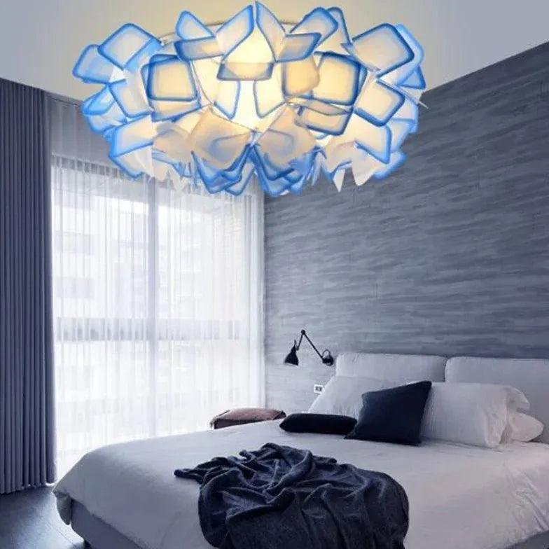 Acrylic Floral Cluster Modern Art Ceiling Light - Clowas
