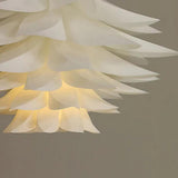 Six-Layer Lotus Lampshade White Bedroom Pendant Light - Clowas