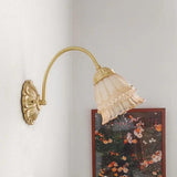 Flower Wall Light Vintage Glass - Clowas