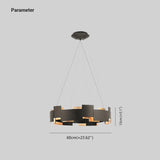 Postmodern Black Pendant Light for Bedroom