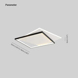 Nordic Square Led Light Ceiling for Living Room