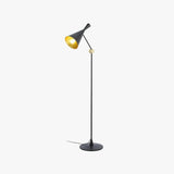 Black Cone Shade Adjustable Floor Lamp - Clowas