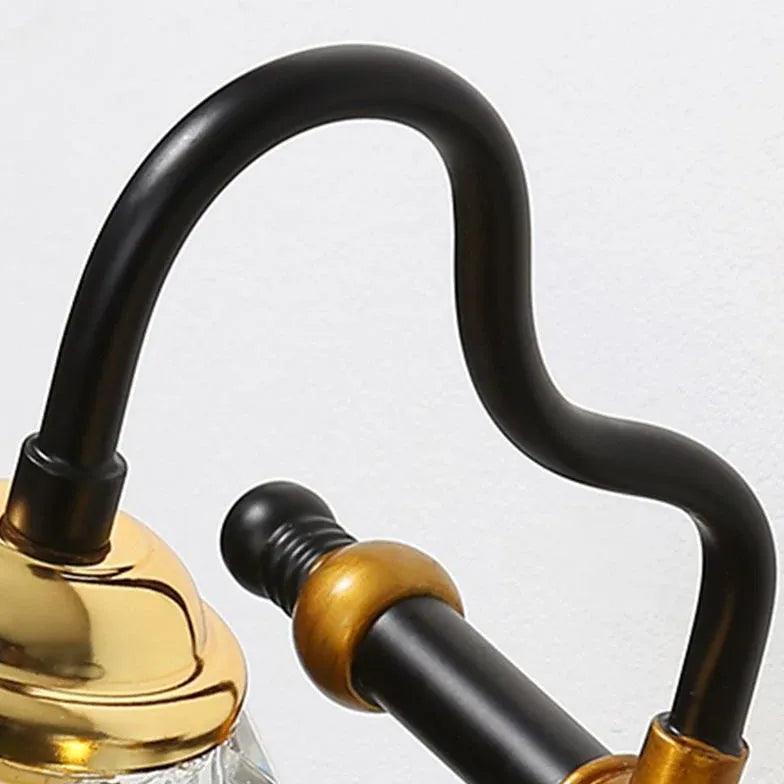 Black Crystal Vintage Bathroom Wall Lights - Clowas