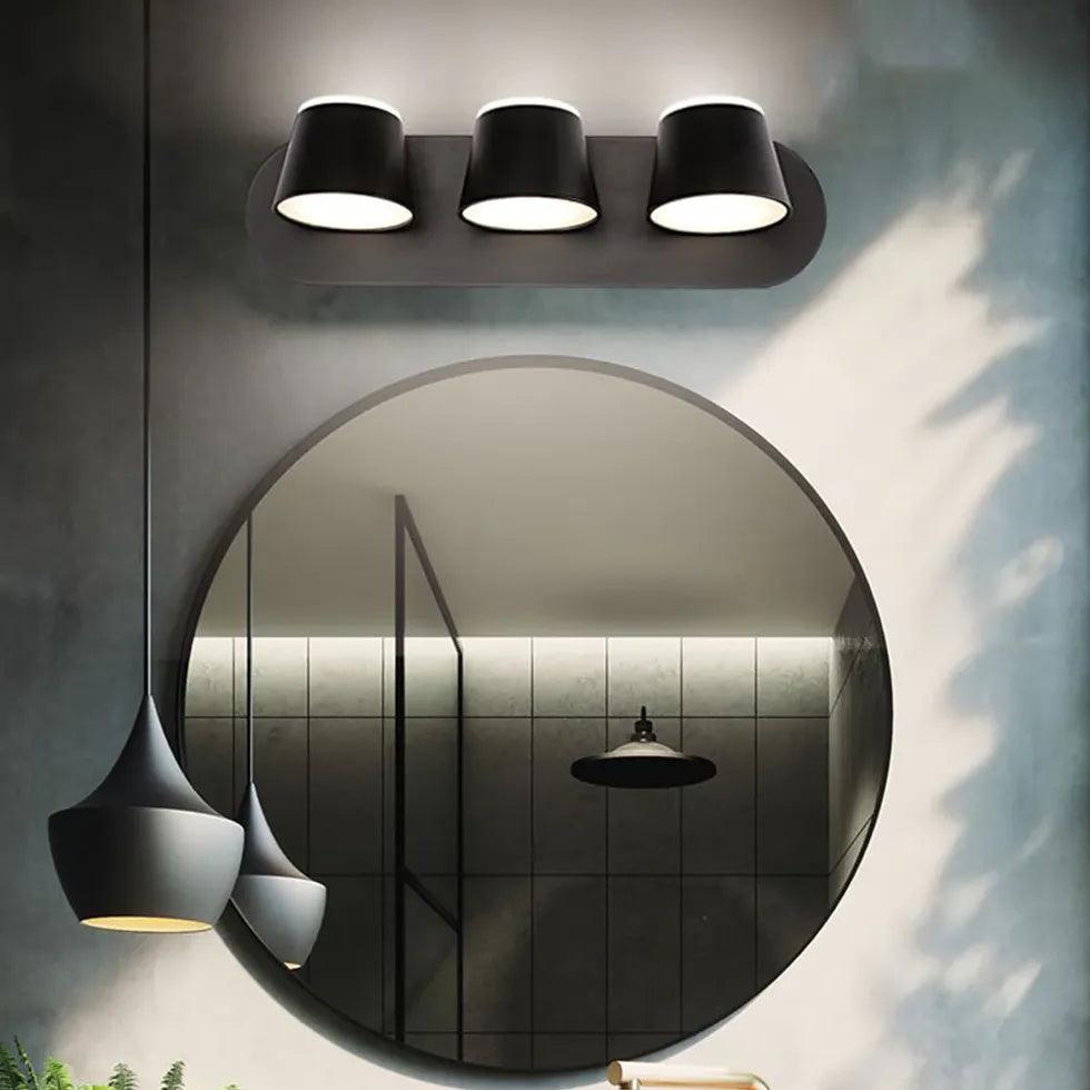 Black Cylindrical Led Modern Spotlight - Clowas