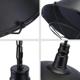 Black Industrial Light Single Pendant - Clowas