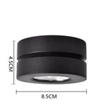 Black Inlay LED Flush Ceiling Lights - Clowas