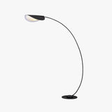 Black LED Curved Arc Floor Lamp - Clowas