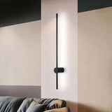Black Linear Modern Wall Light - Clowas