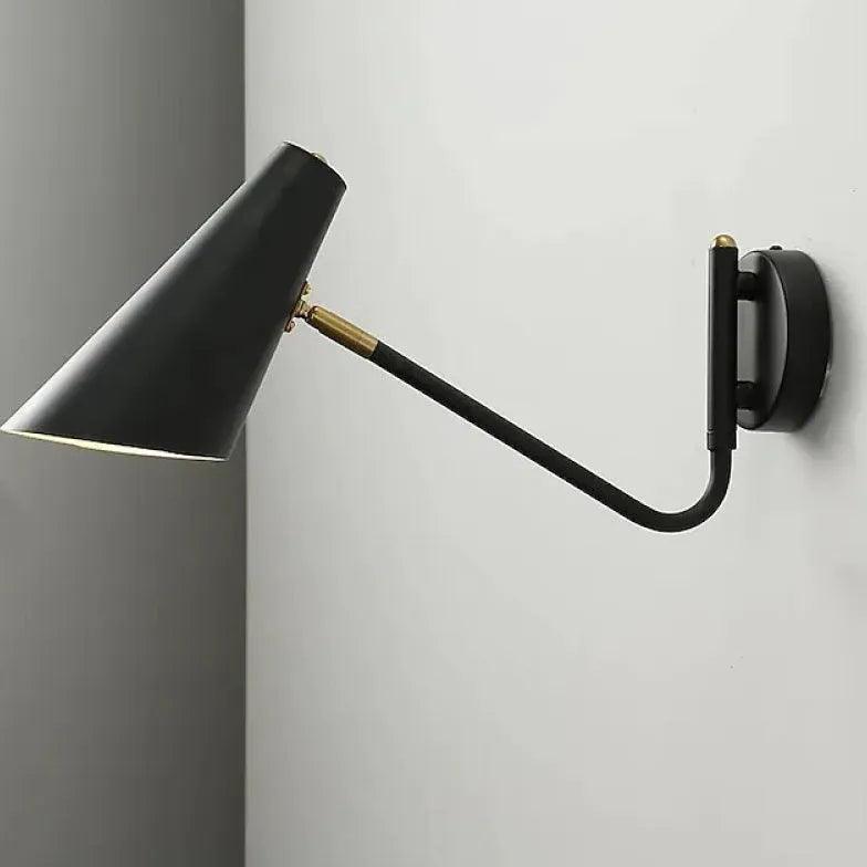 Black Long Arm Reading Spotlight - Clowas