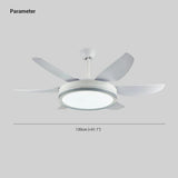 Black Metal Modern Minimalist Fan Light - Clowas