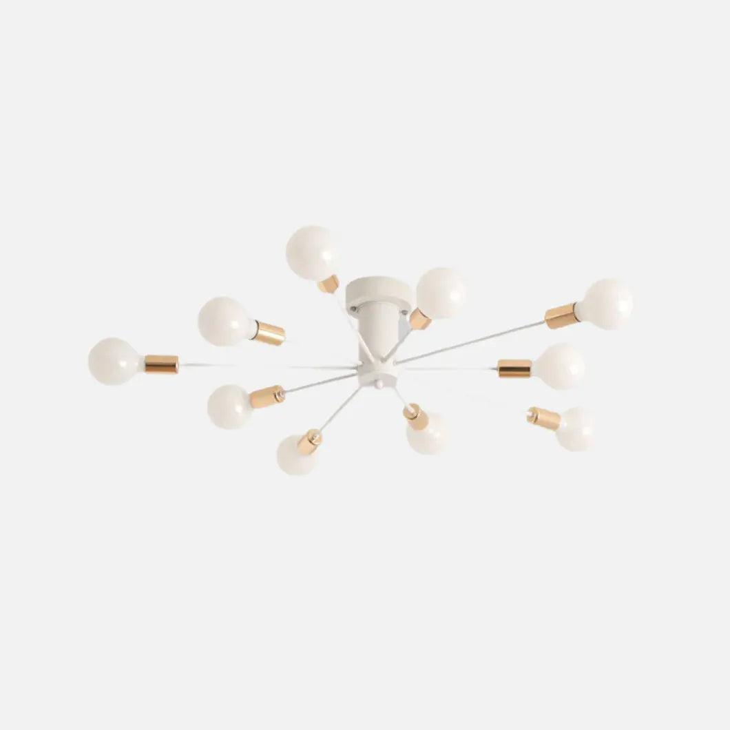 Black Metal Multi-Light Spherical Ceiling Light - Clowas