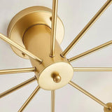 Black Metal Multi-Light Spherical Ceiling Light - Clowas