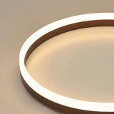 Ultra Thin Black Round Ceiling Light for Bedroom