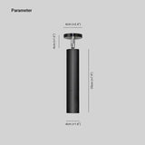 Black Minimalist Magnetic Embedded Recessed Downlight
