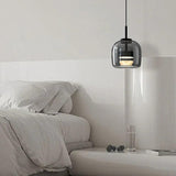 Black Simple Transparent Glass Chandelier - Clowas