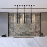 Minimalist Black Cylinder Pendant Light Metal Dimmable for Kitchen Islands