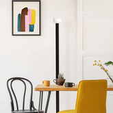 Black Tubular LED Floor Lamp - Clowas