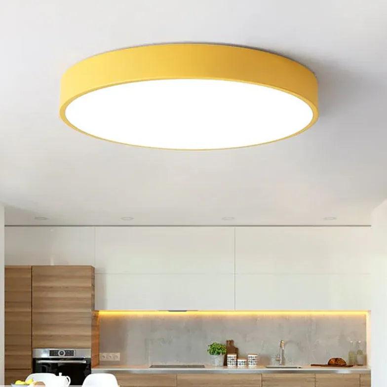 Blue Bedroom Modern Flush Ceiling Lights - Clowas