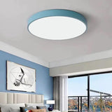 Blue Bedroom Modern Flush Ceiling Lights - Clowas