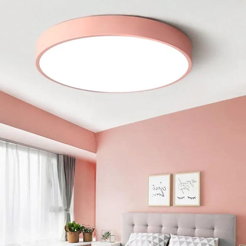 Blue Bedroom Modern Flush Ceiling Lights - Clowas