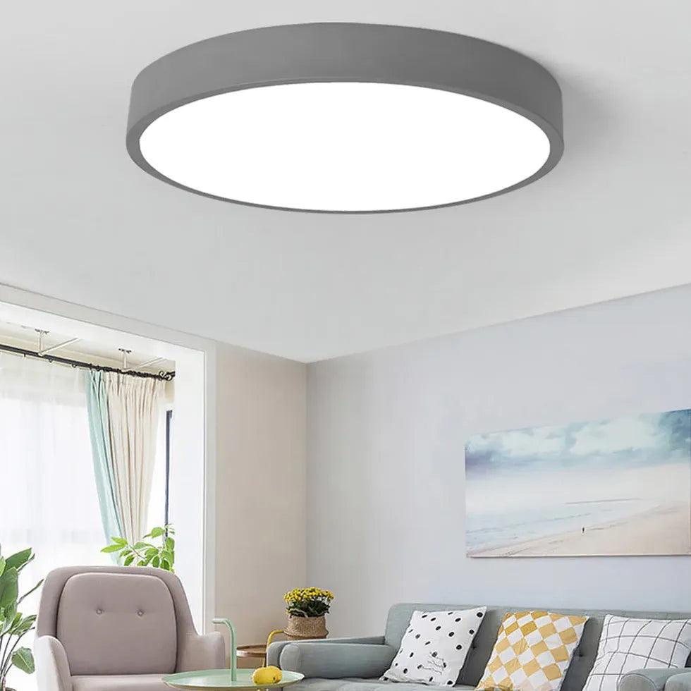 Blue Bedroom Modern Flush Ceiling Lights - Clowas