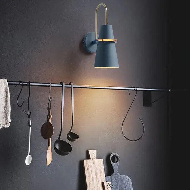 blue wall lighting modern indoor - Clowas