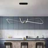 Streamlined Geometric Design LED Kitchen Pendant Light - Clowas