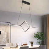 Minimalist Wavy Line Design LED Pendant Light - Clowas
