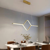 Minimalist Wavy Line Design LED Pendant Light - Clowas