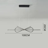 Interwoven Streamlined LED Dining Room Pendant Light - Clowas