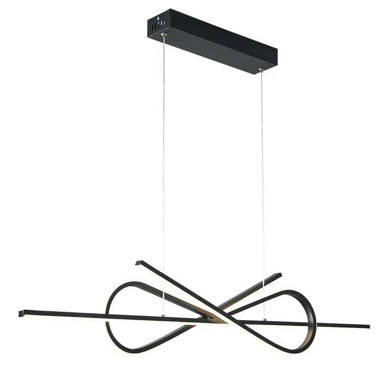 Interwoven Streamlined LED Dining Room Pendant Light - Clowas