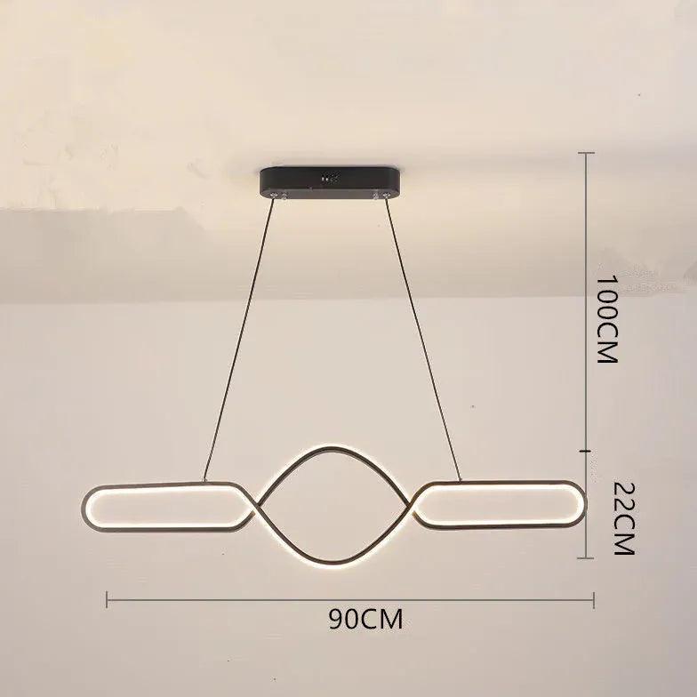 Wave-shaped Streamlined LED Pendant Light - Clowas