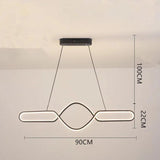 Wave-shaped Streamlined LED Pendant Light - Clowas