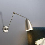 Conical Shade Adjustable Bedside Spotlight - Clowas