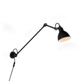 black wall light with switch - Clowas