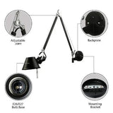 Metal Arms Adjustable Industrial Wall Lights - Clowas