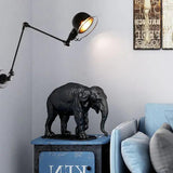 Double Section Arm reading Industrial Wall Lights - Clowas