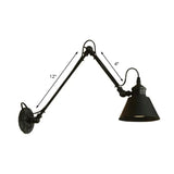Adjustable Vintage Industrial Iron LED Wall Light