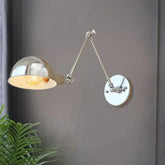 Vintage Industrial Swing Arm Wall Light for Bedroom