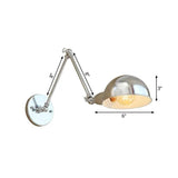 Nickel Wall Light for Bedroom - Clowas