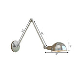 Nickel Wall Light for Bedroom - Clowas