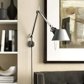 Silver Wall Light Plug in - Clowas