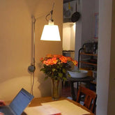 Sliver Swing Arm Plug in Wall Lights - Clowas