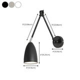 Nickel Wall Light for Bedroom - Clowas
